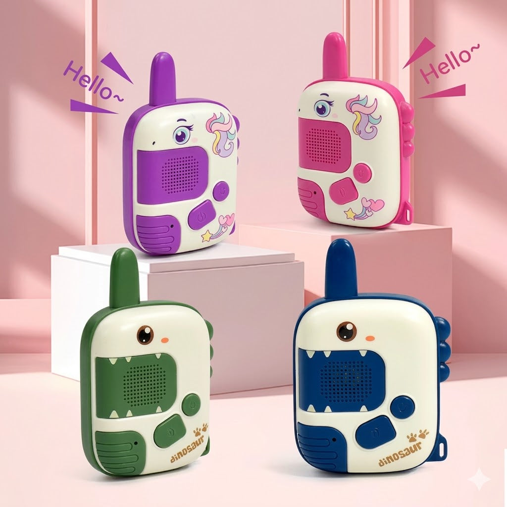 Children's Walkie Talkie Handheld Small Pager Parent-Child Wireless Outdoor Remote Intelligent Communication Puzzle Toy Gift