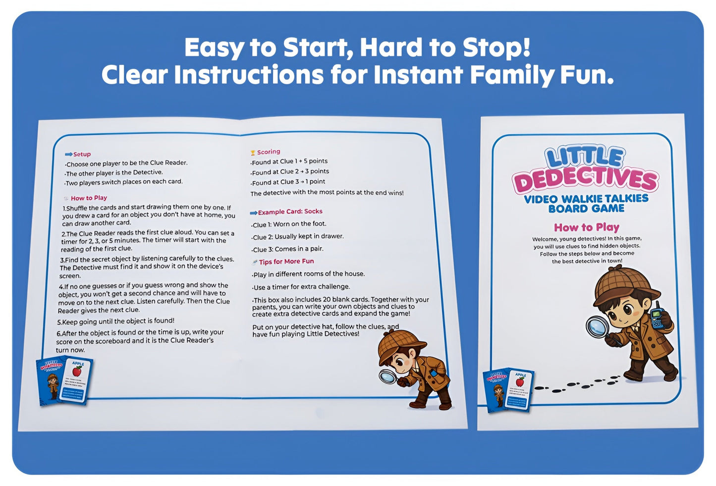 Little Detectives - Next-Gen Video Walkie-Talkie Mission Game