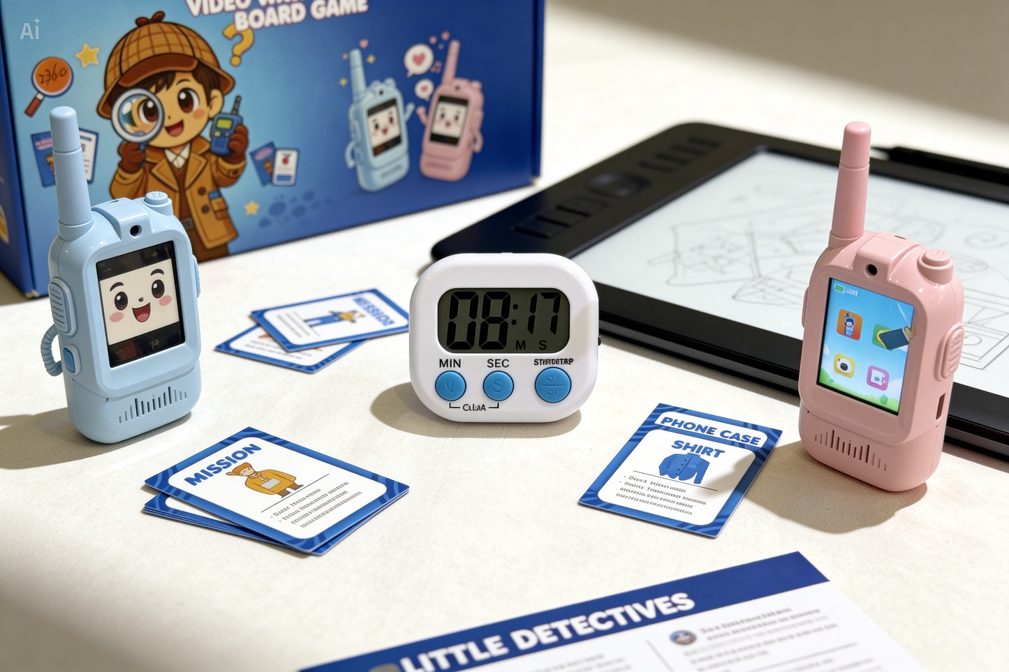 Little Detectives - Next-Gen Video Walkie-Talkie Mission Game